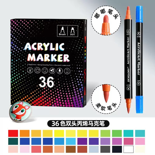 Doodle Tip Acrylic Marker Pens