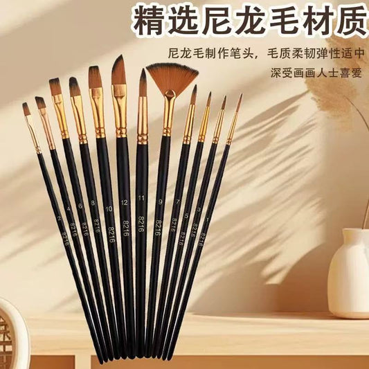 Paint brush Set 12 Brushes per Box