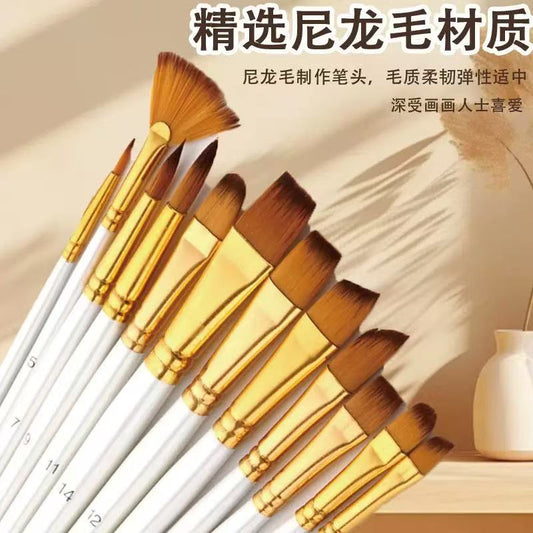 Paint brush Set 12 Brushes per Box