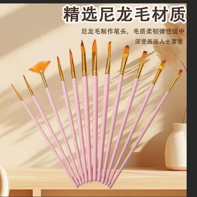 Paint brush Set 12 Brushes per Box
