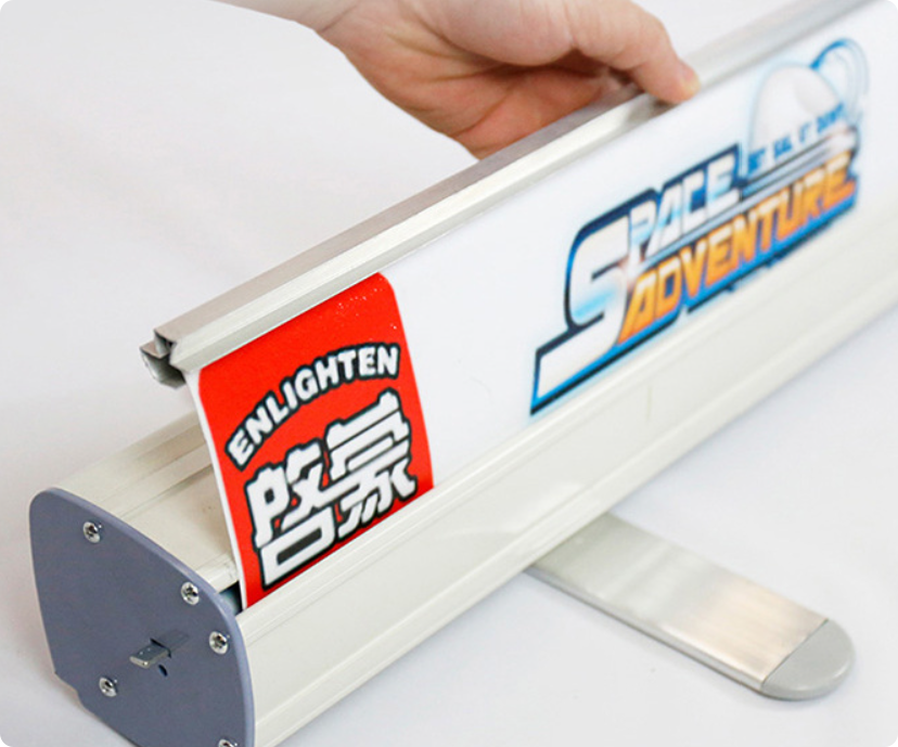 Aluminum Alloy Banner Pull-Up Stand_Overall size: 80 x 200 cm