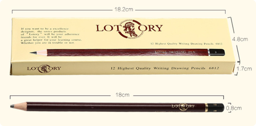 Lotory Highest Quality Drawing Pencil