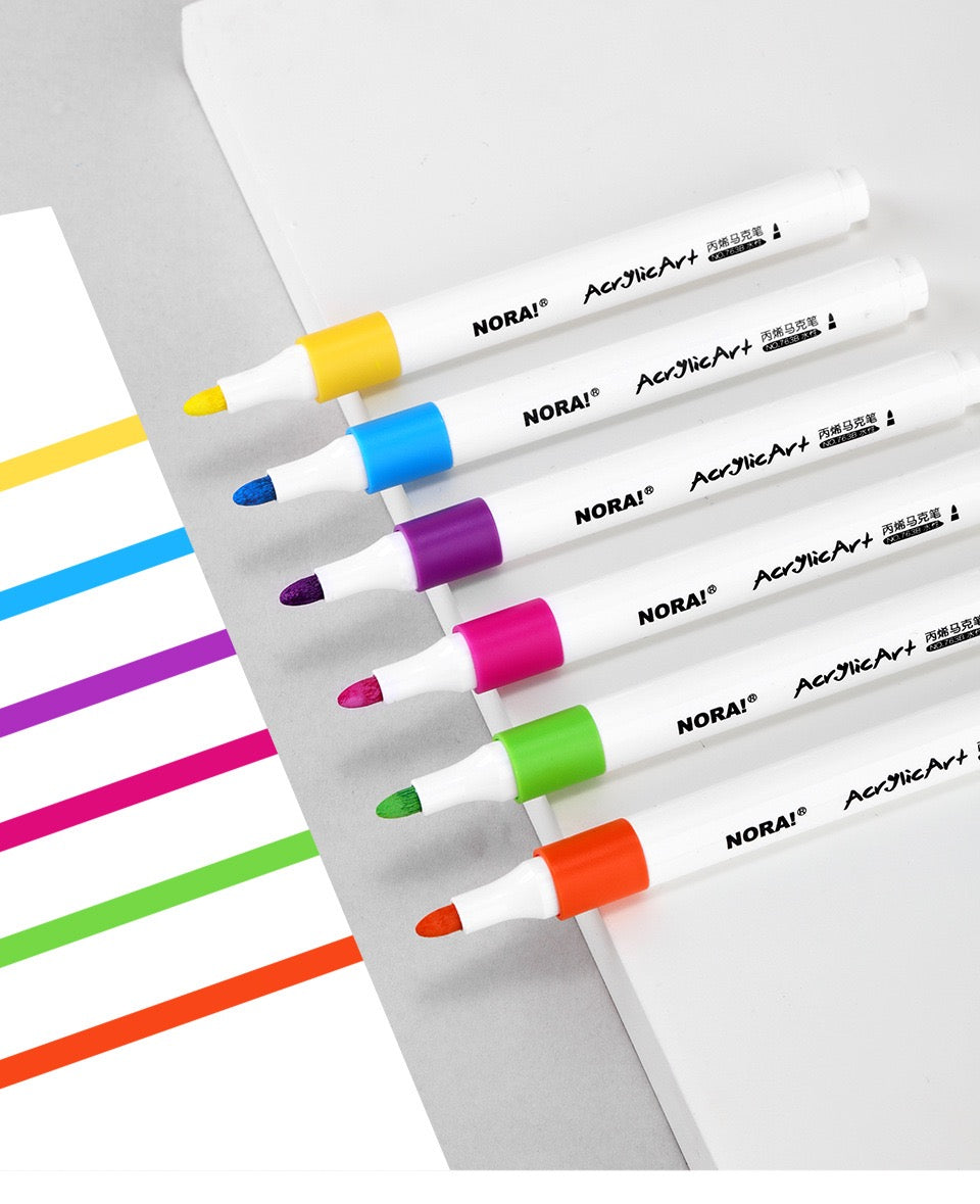 Skyglory Acrylic Marker Pens(Plastic Case)